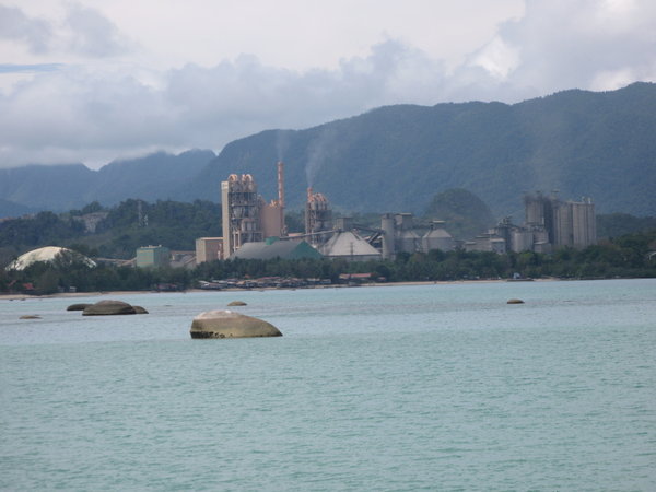 the industrial side of Langkawi