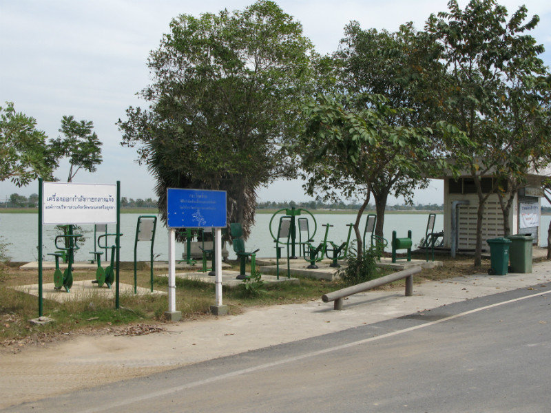 Ayutthaya open air fitness park