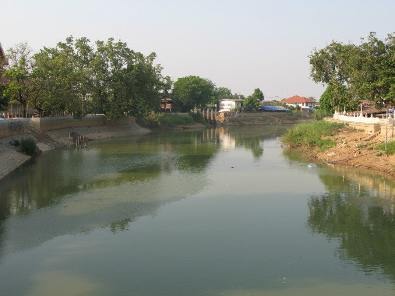the river in Sukhothai