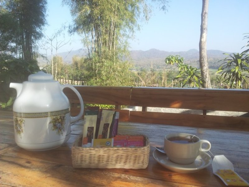 breakfast view at Amy's Earth House