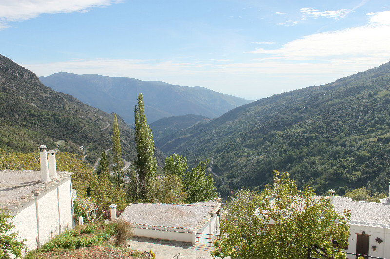 view from the Hostal Las terrazas de la Alpujarra