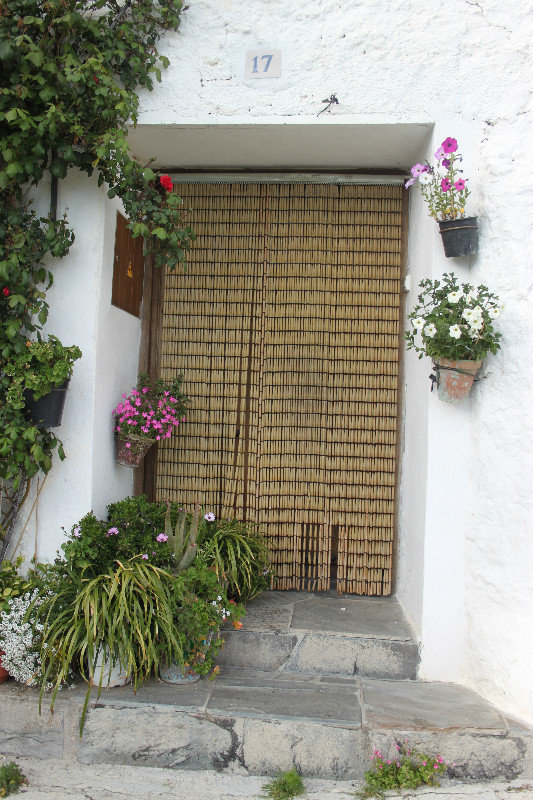typical house entrance in the Alpujarras