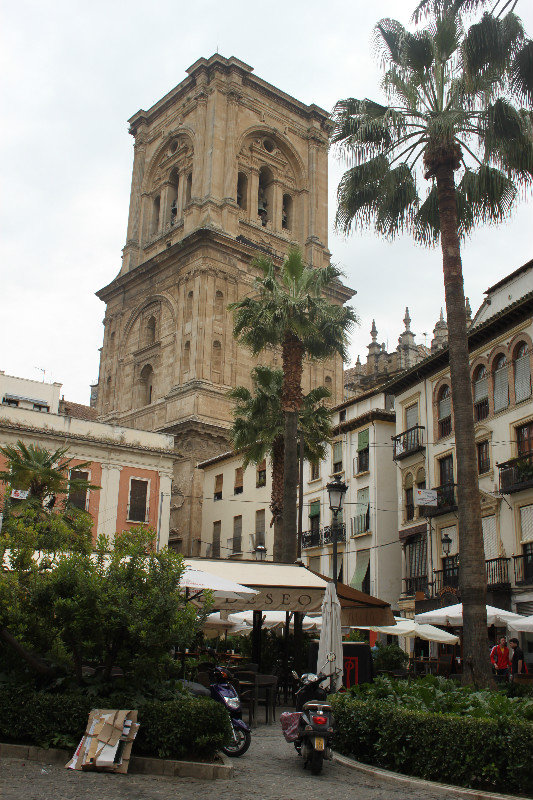 the cathedral in Granada