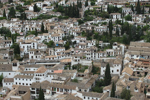 Albaicin seen from the Alhambra