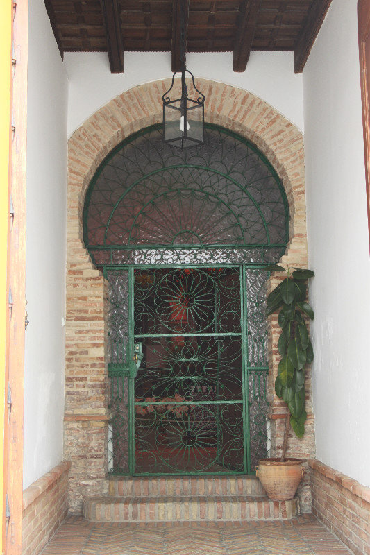 entrance to our hostel