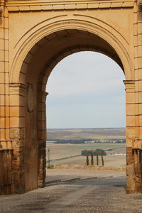view from the old town of Carmona