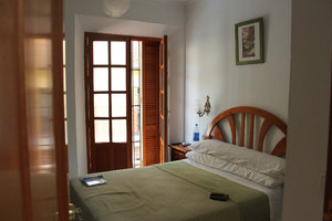 our room in the middle of the Barrio Santa Cruz
