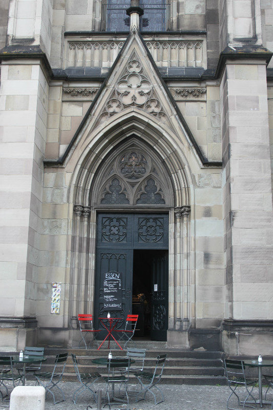 I loved this cafe in a cathedral