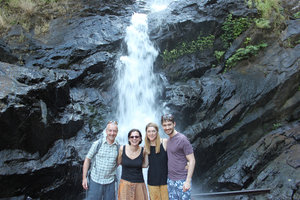 the "crew" at the Irpu falls
