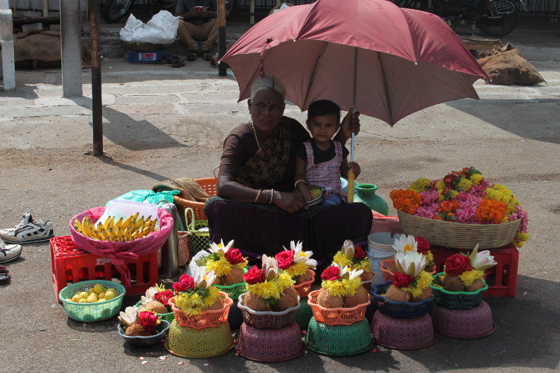 selling offerings for the puja
