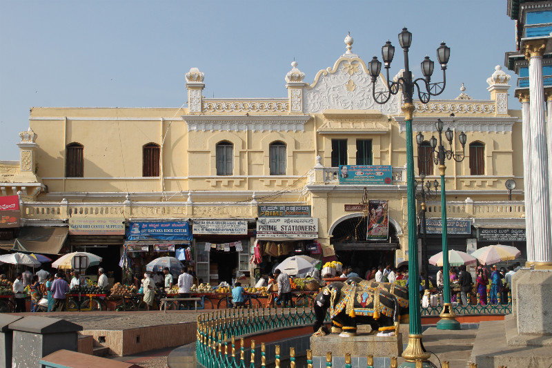 in front of the Devaraja Market
