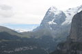 view from Mürren to the Eiger
