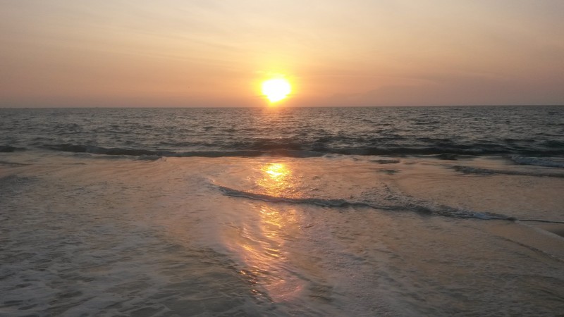 sunset @Thumpoly beach
