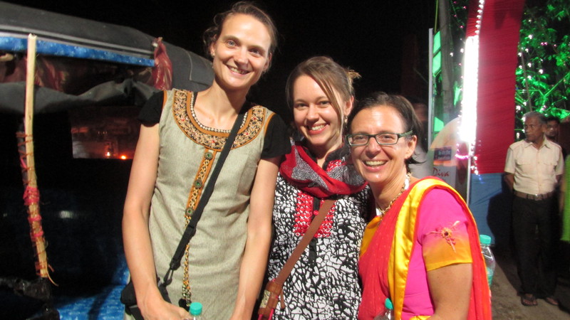 a girls night out at the "Food & Music Festival" in Aleppey