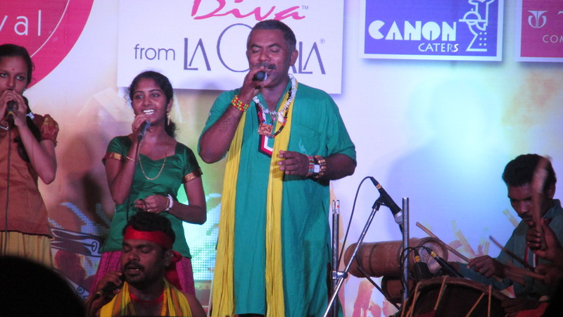 Santhosh and his band