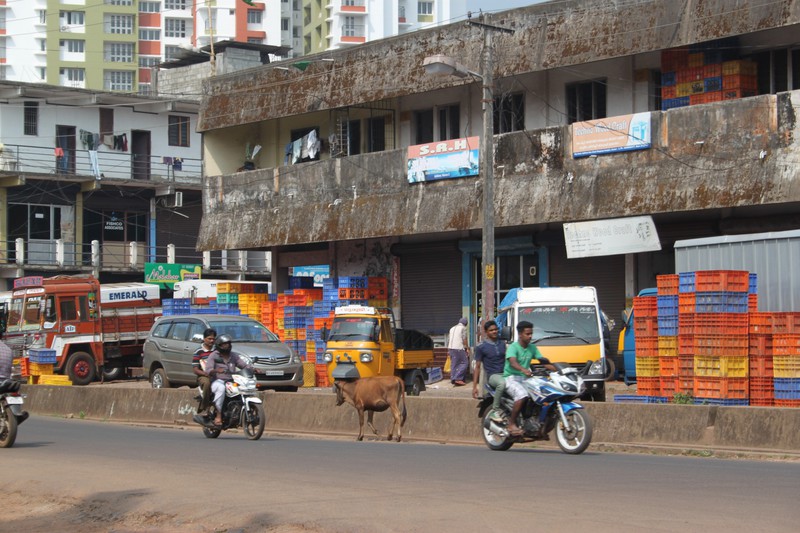 street scene in Kannur