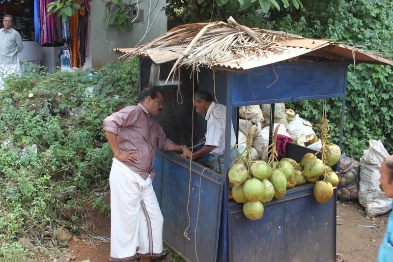 coconut seller near Iritty