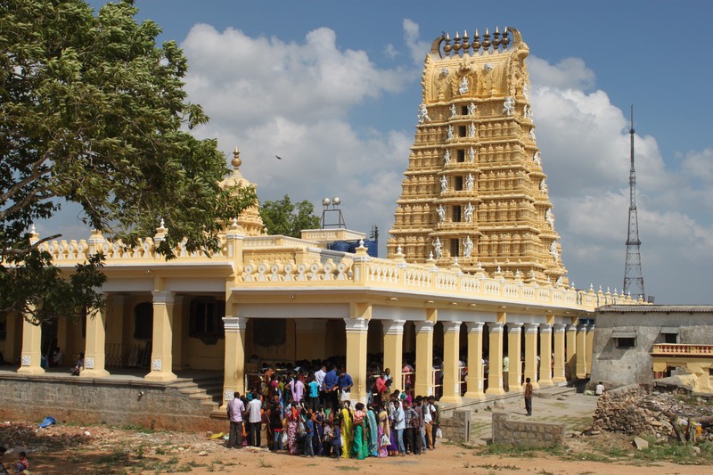 Sri Chamundeswari Temple from the backside
