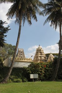 Venkataraman Temple as seen from Tipu Sultan's Palace