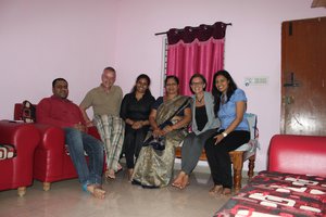at Shilpa's home