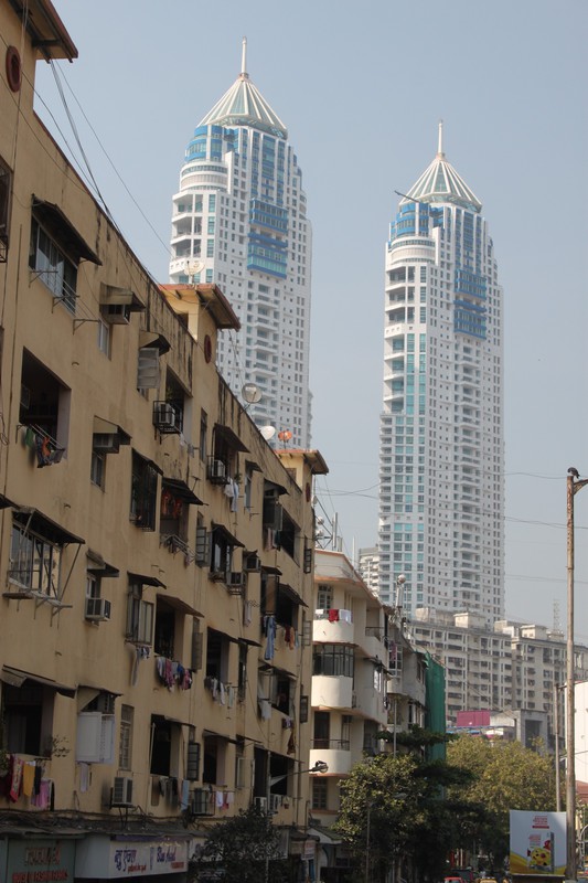 old and new in Central Mumbai