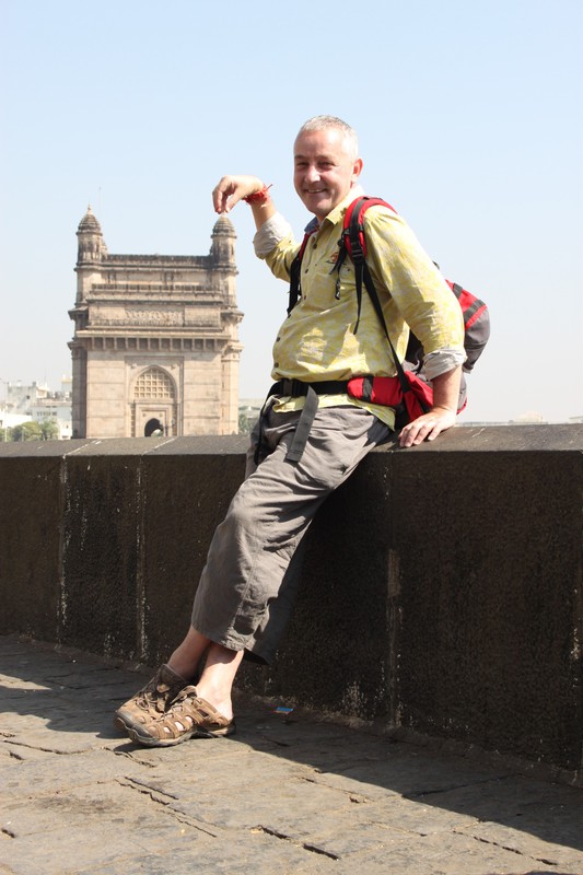 Markus and the gateway of India