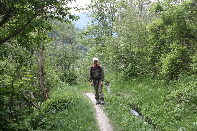 hiking along the Südrampe