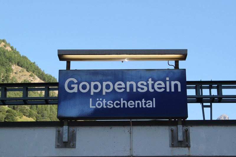 the entrance to the Lötschental