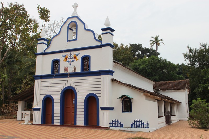 church inside the fort of Cabo de Rama
