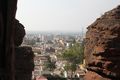 view from Badami Caves over the city