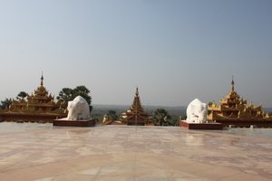 view over Gorai Island from the Global Pagoda