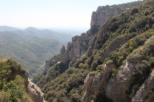 landscape around Montserrat