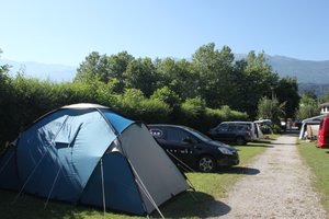 our campground in Hall in Austria