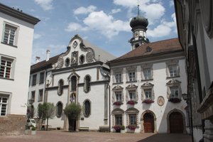 beautiful old town of Hall in Tirol / Austria