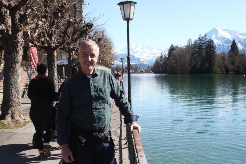 at the river Aare in Thun