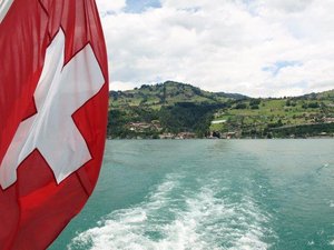 cruising with our parent on Lake Thun