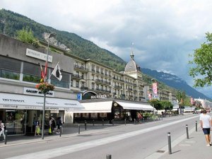 downtown Interlaken - a nice town but mass tourism is sometimes hard to get along with