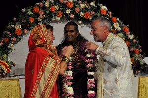 our wedding done by our spiritual master Paramahamsa Vishwananda