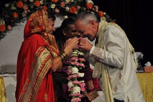 our wedding done by our spiritual master Paramahamsa Vishwananda