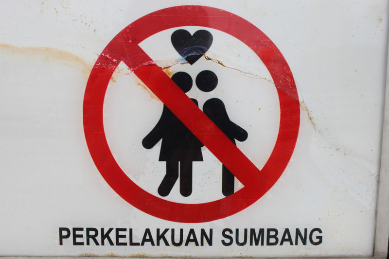 sign on a public square in Ipoh :-)