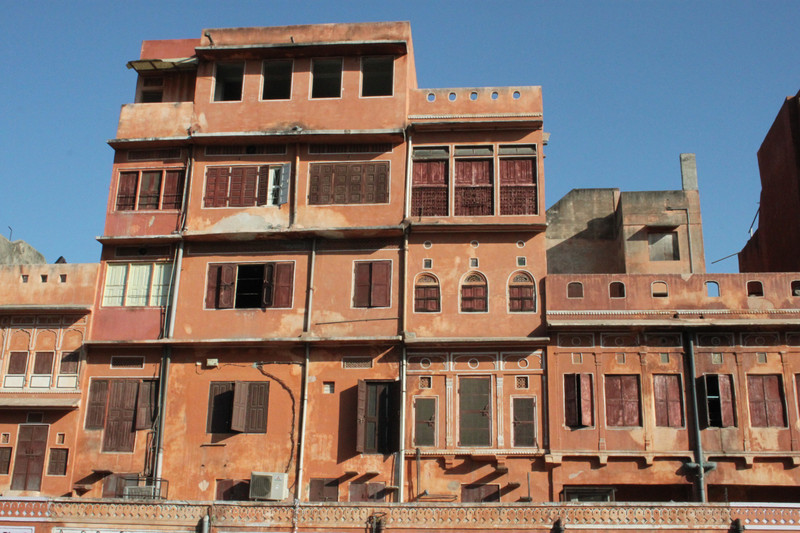 houses in the old town of Jaipur