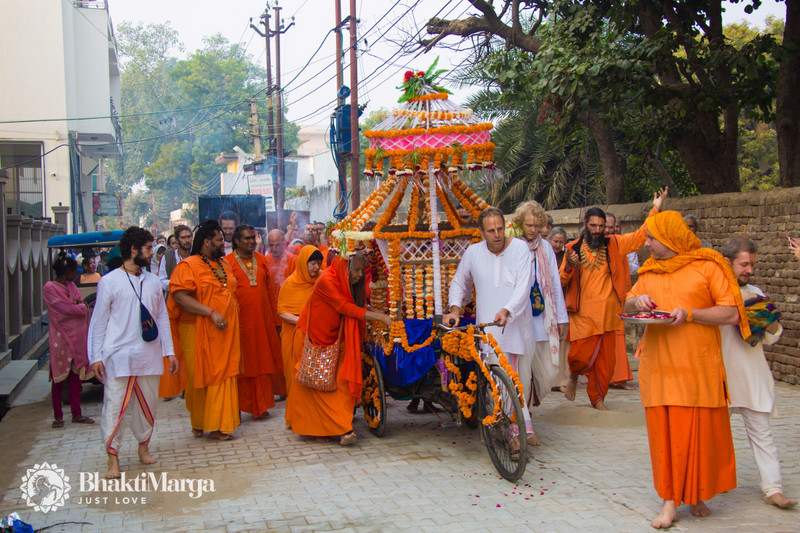 procession around Vrindavan