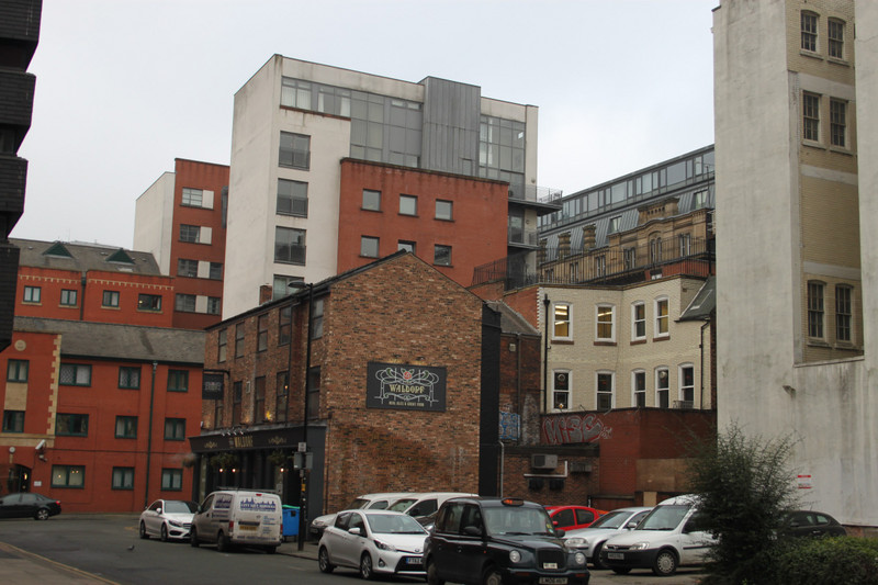downtown Manchester - old and new