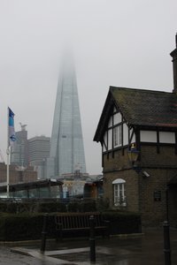 during all the 4 days this amazing building was covered in fog