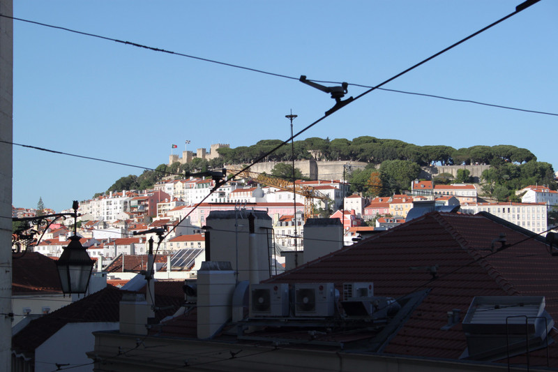 view towards the Castelo and Alfama
