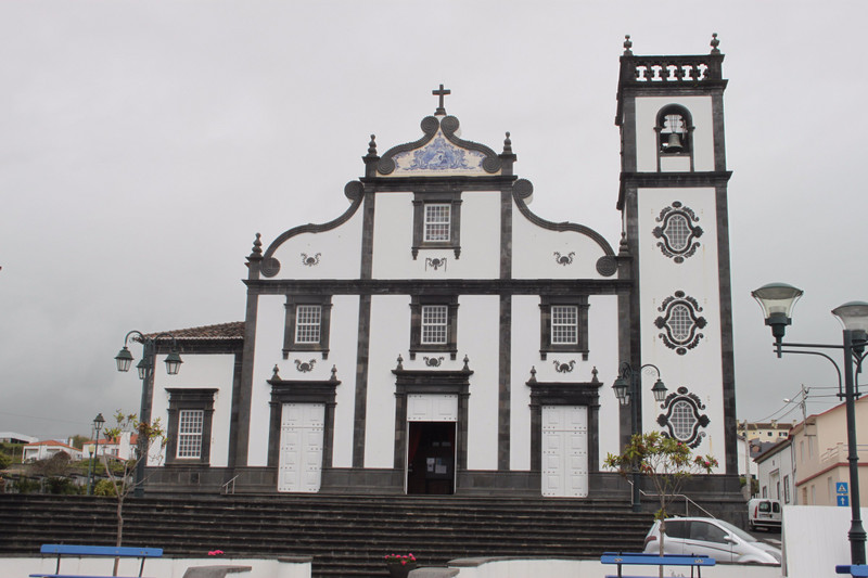 beautiful church in Ponta Delgada
