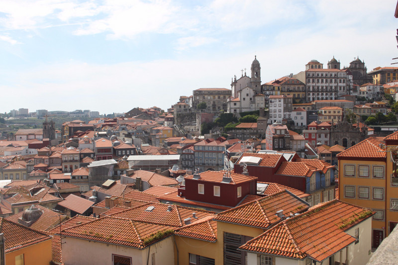 view from the Sé over Ribeira