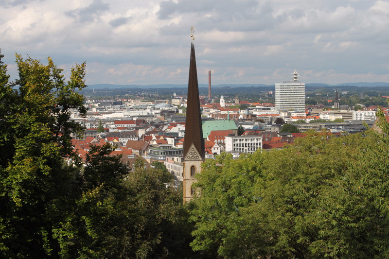 view over Bielefeld