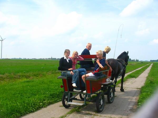 A horse and cart ride - Friesland.