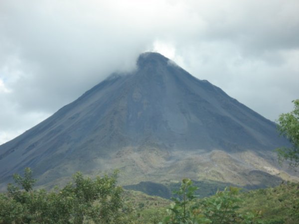 Our first view of Arenal